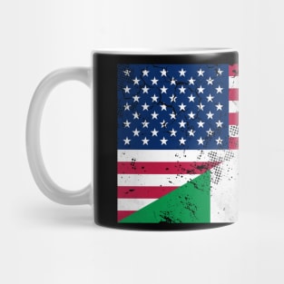 Italian American Flag Italy Italia Vintage Distressed Mug